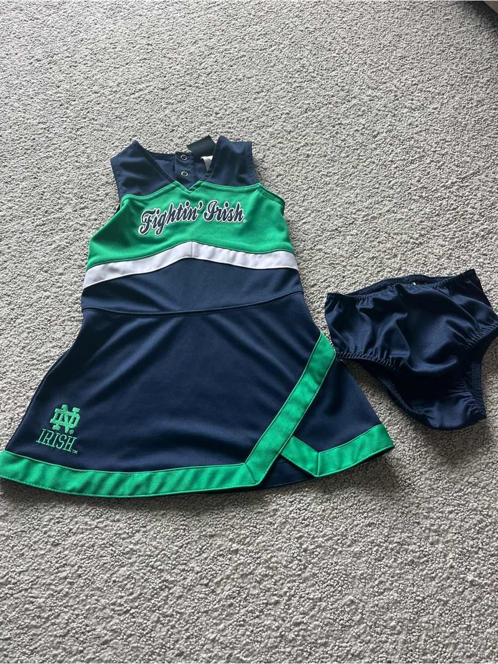 Notre Dame Cheer Dress 4T like new